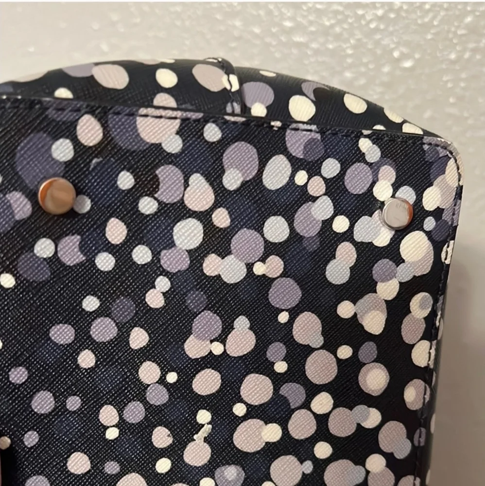 Kate Spade Maize Soiree  Dot Satchel/ Crossbody/ - Picture 6 of 8